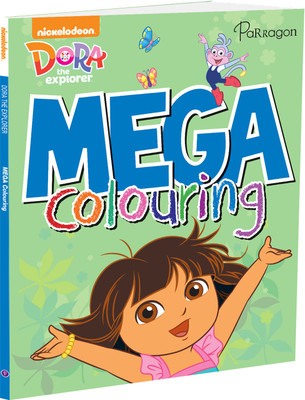 Dora the Explorer Mega Colouring(Paperback, Nickelodeon)