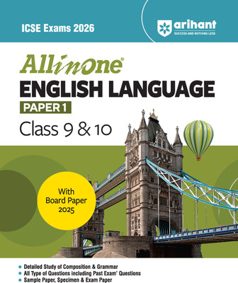 Arihant All in one English Language Class 9 & 10 for ICSE Exams 2026 | With Simplified Theory, Topic & Chapter Exercises, Exam Pattern Questions, Sample Question Papers, Internal Assessment(Paperback, Neha Singh)