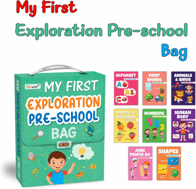 My First Exploration Preschool Bag of 8 Pre-school Books(Paperback, GO WOO)