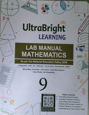 Ultra Bright Learning Lab Manual Mathematics 9(Paperback, Rajni saluja)