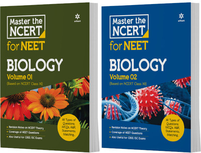 Master the NCERT for NEET Biology Vol 1 and 2 (Set of 2 Books)(Paperback, Sanjay Sharma, Sanubia, Abhishek Sharma, Kavita Thareja)