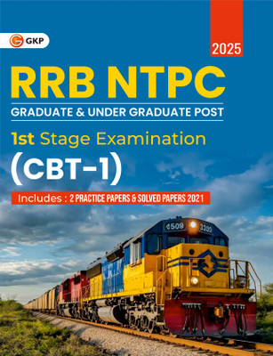 GKP RRB NTPC 2024 : Study Guide for Graduate & Under Graduate Posts - Stage 1 Exam(CBT-I)(Paperback, G.K. Publications (P) Ltd.)