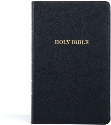 KJV Thinline Reference Bible, Black LeatherTouch(English, Leather / fine binding, unknown)