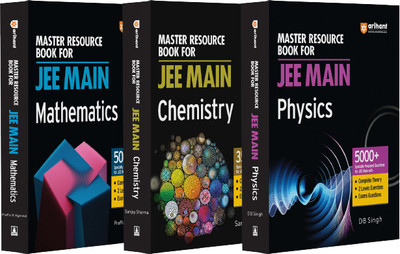 Arihant Master Resource Book in Physics, Chemistry, Mathematics for JEE Main 2024 (Set of 3 Books) Second Edition(Paperback, DB Singh, Sanjay Sharma, Prafull K Agarwal)