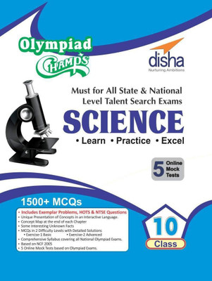 Olympiad Champs Science Class 10 with 5 Mock Online Olympiad Tests(English, Paperback, Disha Experts)