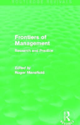 Frontiers of Management (Routledge Revivals)(English, Paperback, unknown)