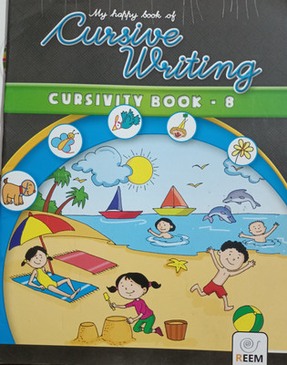 My happy book of cursive writing cursive book -8(Paperback, Xyz)