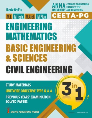 CEETA-PG Civil Engineering,Engineering Mathematics & Basic Engineering and Sciences (3 in 1)(Paperback, C.S. MAHESWARI, C.S.Priyadarshini , Dr.D. Antony Xavier, V.Santhana Krishnan)