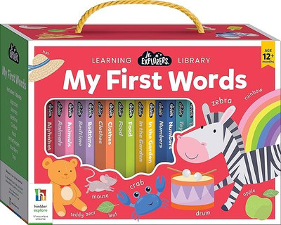 Junior Explorers Learning Library: First Words(Hardcover, Hinkler)