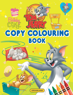 Tom and Jerry Copy Colouring Book - Fun Cartoon Colouring Pages Featuring Favourite Characters to Enhance Creativity, Motor Skills & Imagination – Perfect Gift for Boys & Girls(English, Paperback, Dreamland Publications) Tom and Jerry Copy Colouring Book - Fun Cartoon Colouring Pages Featuring Favourite Characters to Enhance Creativity, Motor Skills & Imagination – Perfect Gift for Boys & Girls(English, Paperback, Dreamland Publications)