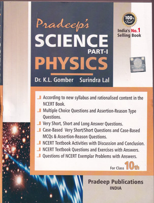 Pradeep's Science Part-I Physics for Class 10th(English, Paperback, unknown)
