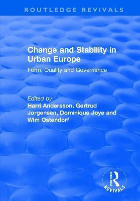 Change and Stability in Urban Europe(English, Paperback, Jorgensen Gertrud)