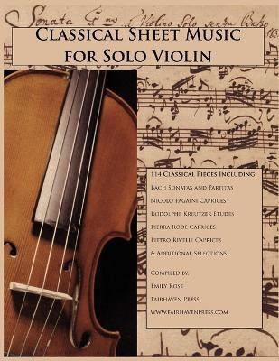 Classical Sheet Music for Solo Violin(English, Paperback, unknown)