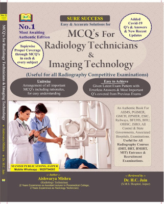MCQ’s for Radiology Technicians & Imaging Technology English Medium Updates 2024 By Aishwarya Mishra & Dr. H.C. Jain 2e(Paperback, Aishwarya Mishra, Dr. H.C. Jain)