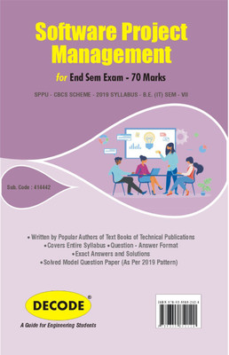 Software Project Management for SPPU 19 Course (BE - SEM VII -IT) - 414442 (Decode)(Paperback, DR. RACHNA K. SOMKUNWAR, MRS. SONALI C. PATIL)