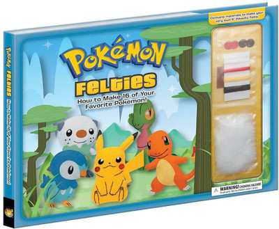 Pokemon Felties: How to Make 16 of Your Favorite Pokemon(English, Hardcover, Press Pikachu)