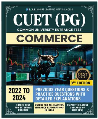 CUET PG Commerce PYQ Book  - Topic wise Previous Year (2022-2024) Questions with Solved Papers | 3 Mock Test for Exam Practice | Best Book for all Commerce Entrance Exam(Paperback, IFAS Publications)