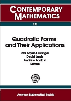 Quadratic Forms and Their Applications(English, Paperback, Bayer-Fluckiger Eva)