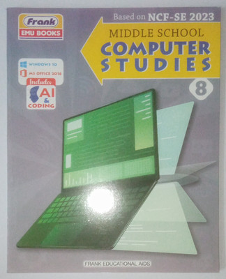 Frank emu middle school computer studies book 8 (includes AI and Coding)(Paperback, Aditi Arora)