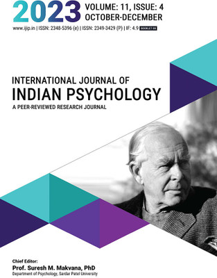 THE INTERNATIONAL JOURNAL OF INDIAN PSYCHOLOGY - VOLUME 11, ISSUE 4 - Booklet 08(Paperback, Prof. Suresh M. Makvana, Dr. Ankit P. Patel)