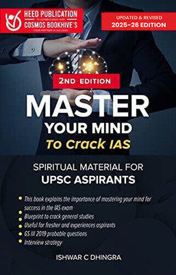 Master your mind to crack IAS(Paperback, Heed Editorial Board - Cosmos Bookhive's)