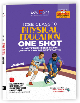Educart ICSE Class 10 One-shot Question Bank 2026 Physical Education (strictly for 2025-26 boards)(Paperback, Sir Tarun Rupani, Educart)