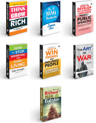 The Ultimate Guide to Personal Growth & Financial Success : Perfect Motivational Gift Set, Classic English Novel | Combo of 7 Novels(Paperback, Napoleon Hill, Dale Carnegie, George S. Clason, SUN TZU, James Allen)