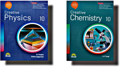 CREATIVE PHYSICS + CREATIVE CHEMISTRY CLASS - 10 ( SET OF 2 BOOKS ) SRIJAN(Paperback, S C GUPTA , V P TYAGI)