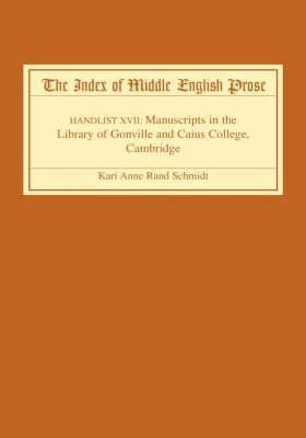 The Index of Middle English Prose(English, Hardcover, Schmidt Kari Anne Rand)