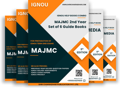 MAJMC 2nd Year IGNOU Study Material Combo (Set of 6 IGNOU Guide Books including MJM 026, MJM 027, MJM 028, MJM 029, MJM 030 & MJM 031) (MA Journalism and Mass Communication) with Latest Solved PYQs & Chapter-Wise Questions - Get the PDF of this book at Rs. 99, WhatsApp us at +919354637830, or visit MAJMC 2nd Year IGNOU Study Material Combo (Set of 6 IGNOU Guide Books including MJM 026, MJM 027, MJM 028, MJM 029, MJM 030 & MJM 031) (MA Journalism and Mass Communication) with Latest Solved PYQs & Chapter-Wise Questions - Get the PDF of this book at Rs. 99, WhatsApp us at +919354637830, or visit