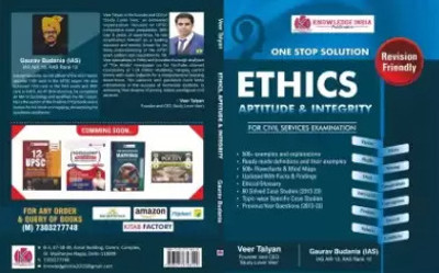 ONE STOP SOLUTION ETHICS APTITUDE & INTEGRITY FOR CIVIL SERVICES & STATE PCS EXAMINATION 500+ EXAMPLES AND EXPLANATIONS 2024 VIRTUE VICES RIGHT WRONG DUTY CONSTRAINTS INTERGRITY CORRUPTION PROBITY DECEIT VALUES CONFLICTS BY VEER TALYAN & GAURAV BUDANIA(Paperback, VEER TALYAN, GAURAV BUDANIA) ONE STOP SOLUTION ETHICS APTITUDE & INTEGRITY FOR CIVIL SERVICES & STATE PCS EXAMINATION 500+ EXAMPLES AND EXPLANATIONS 2024 VIRTUE VICES RIGHT WRONG DUTY CONSTRAINTS INTERGRITY CORRUPTION PROBITY DECEIT VALUES CONFLICTS BY VEER TALYAN & GAURAV BUDANIA(Paperback, VEER TALYAN, GAURAV BUDANIA)