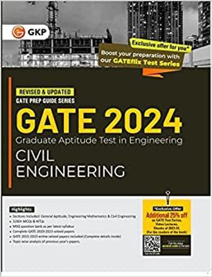 Gate 2024 - Civil Engineering - Guide(English, Paperback, Garg Vinit)