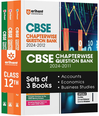 (Old Edition) Arihant CBSE Question Bank Class 12th Set Of 3 Books| Accountancy |Economics |Business Studies | Chapterwise Topicwise Solved Paper | For 2025 Board Exams(Paperback, Pankaj Yaduvanshi, Apeksha Agiwal, Pratima Jain Roy, Nidhi Jain) (Old Edition) Arihant CBSE Question Bank Class 12th Set Of 3 Books| Accountancy |Economics |Business Studies | Chapterwise Topicwise Solved Paper | For 2025 Board Exams(Paperback, Pankaj Yaduvanshi, Apeksha Agiwal, Pratima Jain Roy, Nidhi Jain)