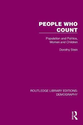 People Who Count(English, Hardcover, Stein Dorothy)