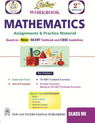 Golden Workbook Mathematics: Assignments & Practice Material (Based On Ncert Textbook) for Class -7(Paperback, Singh, Rajesh)