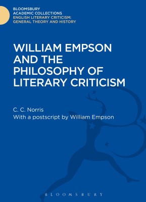 William Empson and the Philosophy of Literary Criticism(English, Hardcover, Norris Christopher Professor)