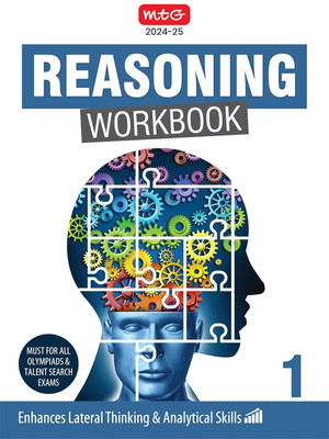 MTG Reasoning Workbook (2024-25 Edition) - Enhances Lateral Thinking & Analytical Skills | Must For All Olympiads & Talent Search Exams | Level 1 / Class 1(Paperback, PALLAVI AGGARWAL) MTG Reasoning Workbook (2024-25 Edition) - Enhances Lateral Thinking & Analytical Skills | Must For All Olympiads & Talent Search Exams | Level 1 / Class 1(Paperback, PALLAVI AGGARWAL)