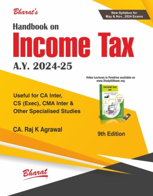 Handbook on INCOME TAX (A.Y. 2024-2025)(Paperback, CA. Raj K Agrawal)