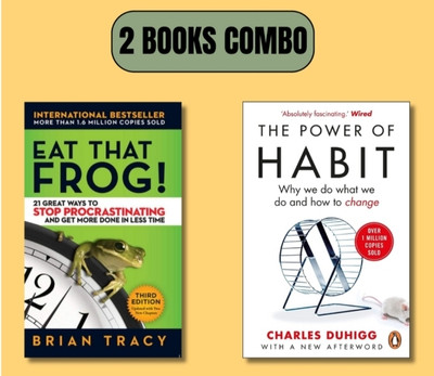 Eat that frog and The power of habit(Paperback, Brian tracy)