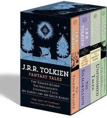 Tolkien Fantasy Tales Box Set (The Tolkien Reader, The Silmarillion, Unfinished Tales, Sir Gawain and the Green Knight)(English, Paperback, Tolkien J.R.R.)