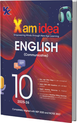 Xam idea English (Communicative) Class 10 | NEP 2020 & NCFSE 2023 Aligned | Mind Maps & Digital Learning | Full Coverage of Reading, Writing, Grammer & Literature Qs(Paperback, Xam idea) Xam idea English (Communicative) Class 10 | NEP 2020 & NCFSE 2023 Aligned | Mind Maps & Digital Learning | Full Coverage of Reading, Writing, Grammer & Literature Qs(Paperback, Xam idea)