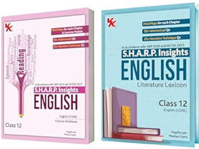 Sharp Insights English Literature Lexicon and Workbook Class 12th (English, Hardcover, unknown)(Paperback, MUGDHA JAIN)