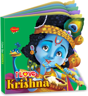 I Love Krishna Die cut board book : Preschooler board book, Learning cut-out book, Educational board books(Paperback, SAWAN)