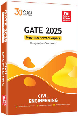 GATE-2025: Civil Engineering Previous Year Solved Papers(Paperback, MADE EASY Editorial Board)