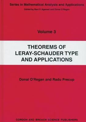 Theorems of Leray-Schauder Type And Applications(English, Electronic book text, Precup Radu)