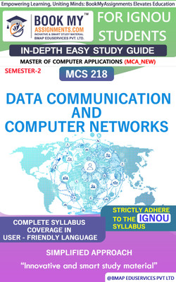 IGNOU MCS 218 Data Communication and Computer Networks Study Guide (In Depth Guide) for Ignou Student(Paperback, BMA Publication)