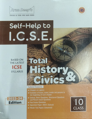 Self help to ICSE Total History and Civics class -10(Paperback, Mra Protima Mander, Mrs. Amandeep kaur)