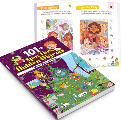 101+ Spot the Hidden Objects Book for Kids : Fun with activities, Early Learning Puzzle Book, Brain Teasers and Fun Games for Young Learners(Paperback, GOWOO) 101+ Spot the Hidden Objects Book for Kids : Fun with activities, Early Learning Puzzle Book, Brain Teasers and Fun Games for Young Learners(Paperback, GOWOO)