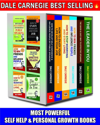Dale Carnegie Books In English, 6 Best Selling Self Help & Personal Growth Books Set, How To Win Friends And Influence People, English Speaking Course Books & Many More Powerful Books Of Dale Carnegie(Paperback, Dale Carnegie)
