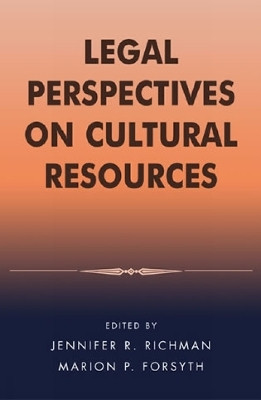Legal Perspectives on Cultural Resources(English, Paperback, unknown)